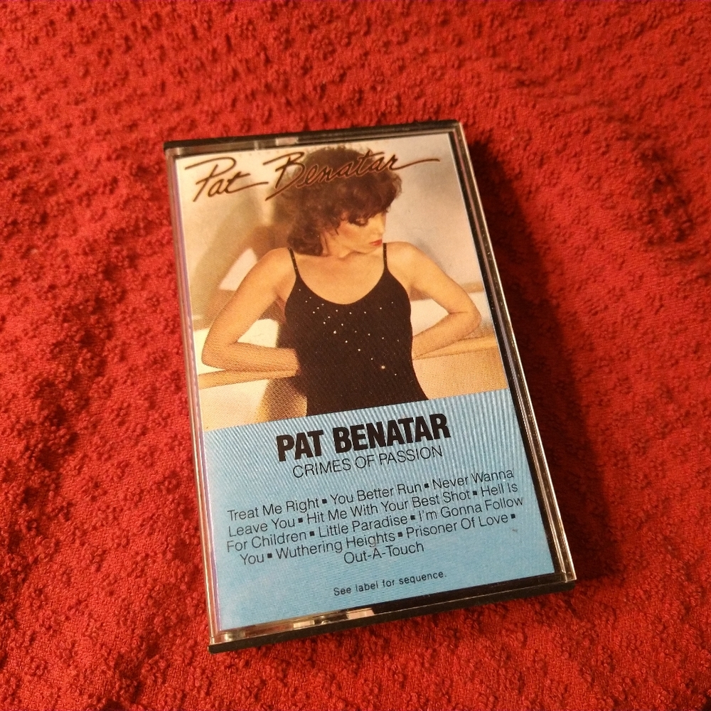 Vintage 1980 Pat Benatar Crimes of Passion Cassette Tape Music Rock (Works)